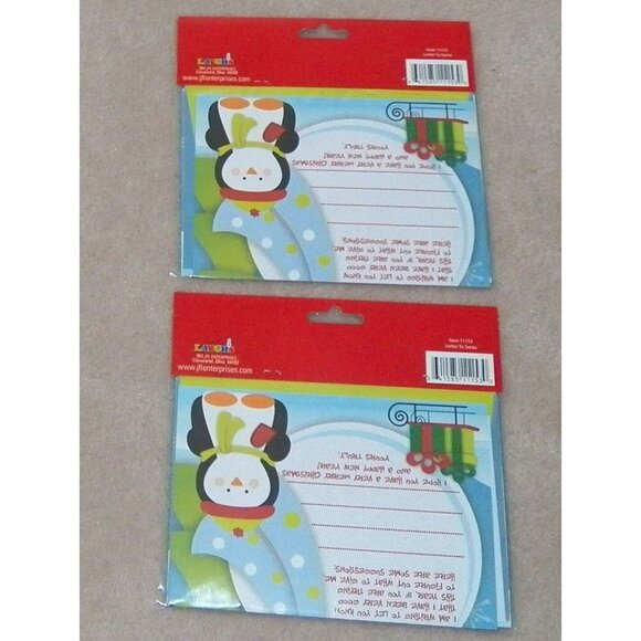 NEW Lot of 2 Letter To Santa 3-Piece Kit Letter Sticker Sheet Envelope Christmas - Picture 4 of 4